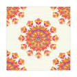 Vibrant Mandala Tablecloth - Ivory Home Decor - Blululi