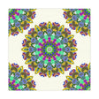 Vibrant Mandala Tablecloth - Ivory Home Decor - Blululi