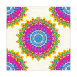 Vibrant Mandala Tablecloth - Ivory Home Decor - Blululi