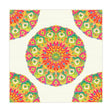 Vibrant Mandala Tablecloth - Ivory Home Decor - Blululi