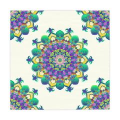 Vibrant Mandala Tablecloth - Ivory - Home Decor Home Decor - Blululi