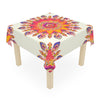 Vibrant Mandala Tablecloth, Ivory - Spiritual Home Decor Home Decor - Blululi