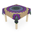Vibrant Mandala Tablecloth - Purple, Green & Blue Home Decor - Blululi