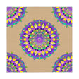 Vibrant Mandala Tablecloth - Purple & Green Home Decor - Blululi