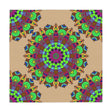 Vibrant Mandala Tablecloth - Round, Sand Home Decor - Blululi
