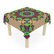 Vibrant Mandala Tablecloth - Round, Sand Home Decor - Blululi