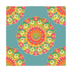Vibrant Mandala Tablecloth - Sage Green Home Decor - Blululi