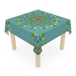 Vibrant Mandala Tablecloth - Sage Green Home Decor - Blululi