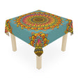 Vibrant Mandala Tablecloth - Sage Green Home Decor - Blululi