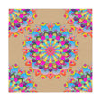 Vibrant Mandala Tablecloth - Sand Art Decor Home Decor - Blululi