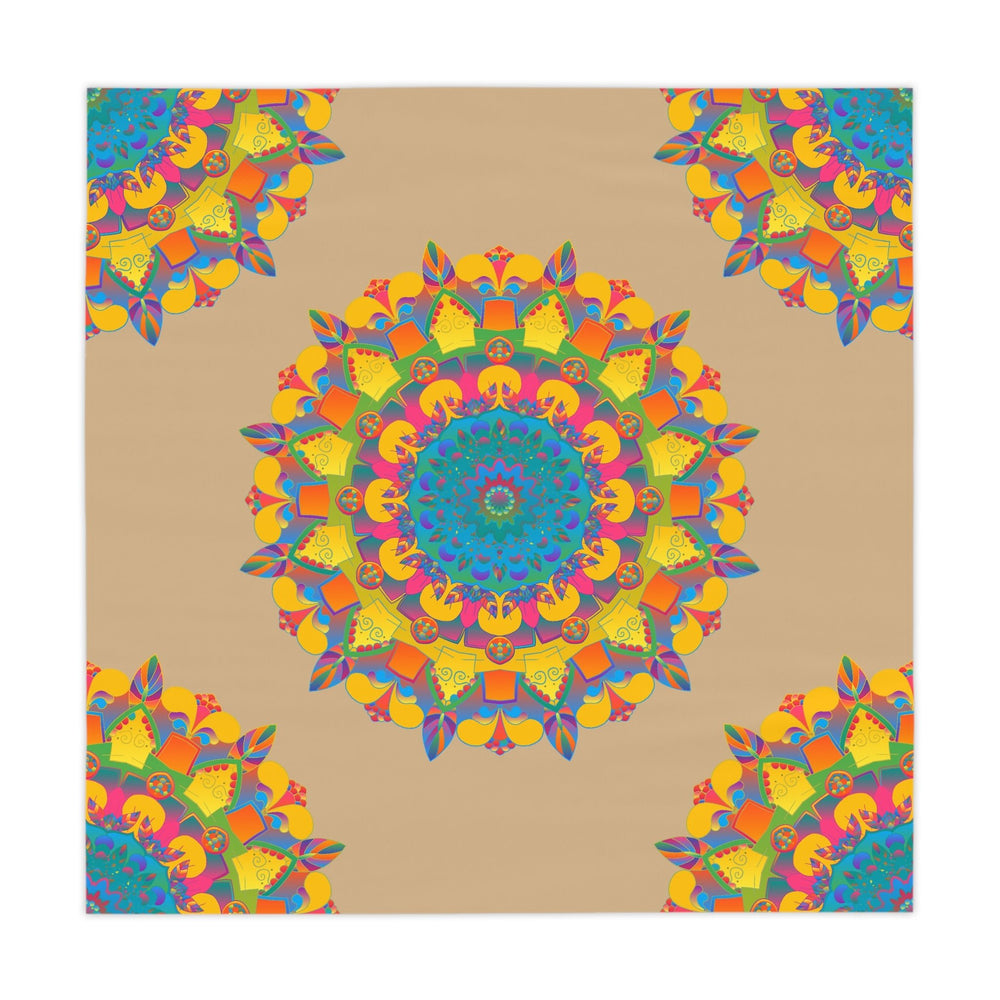 Vibrant Mandala Tablecloth - Sand Art Decor Home Decor - Blululi