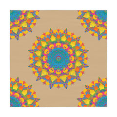 Vibrant Mandala Tablecloth - Sand Art Decor Home Decor - Blululi