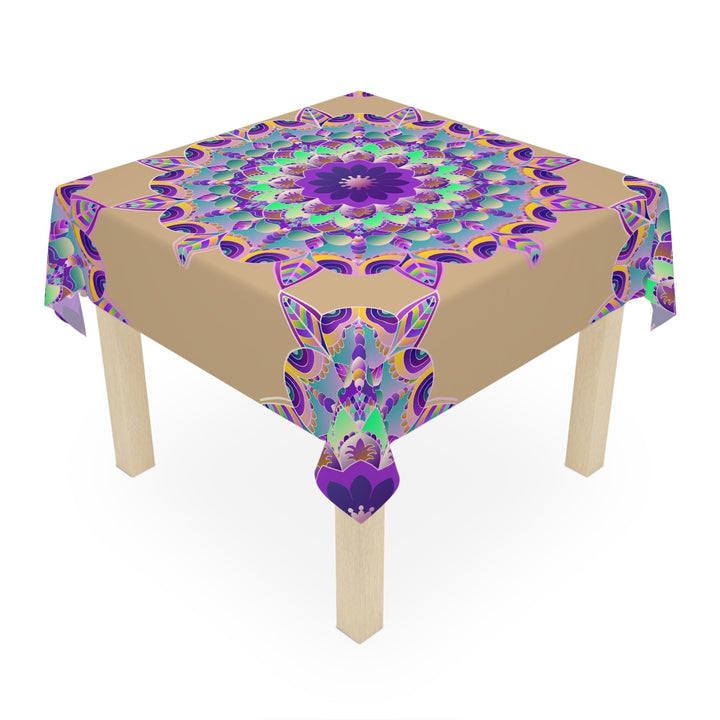 Vibrant Mandala Tablecloth - Sand Art Decor Home Decor - Blululi