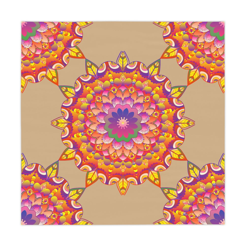 Vibrant Mandala Tablecloth - Sand Art Decor Home Decor - Blululi