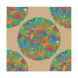 Vibrant Mandala Tablecloth - Sand Art Decor Home Decor - Blululi