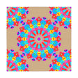 Vibrant Mandala Tablecloth - Sand Beach Design Home Decor - Blululi