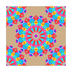 Vibrant Mandala Tablecloth - Sand Beach Design Home Decor - Blululi