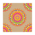 Vibrant Mandala Tablecloth - Sand & Black Home Decor - Blululi