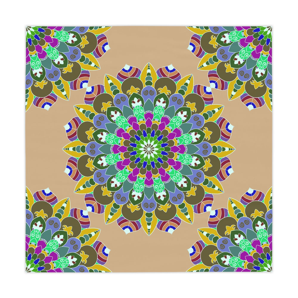 Vibrant Mandala Tablecloth - Sand Design Home Decor - Blululi