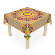 Vibrant Mandala Tablecloth - Sand & Floral Home Decor - Blululi