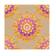 Vibrant Mandala Tablecloth - Sand & Floral Home Decor - Blululi