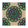 Vibrant Mandala Tablecloth - Sand Home Decor - Blululi