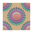 Vibrant Mandala Tablecloth - Sand Home Decor - Blululi