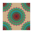 Vibrant Mandala Tablecloth - Sand Home Decor - Blululi