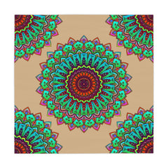 Vibrant Mandala Tablecloth - Sand Home Decor - Blululi