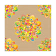 Vibrant Mandala Tablecloth - Sand Home Decor - Blululi