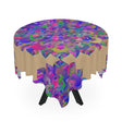 Vibrant Mandala Tablecloth - Sand Home Decor - Blululi