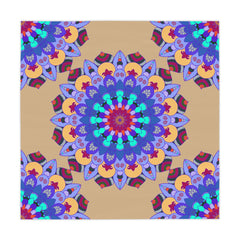 Vibrant Mandala Tablecloth - Sand & Swirl Design Home Decor - Blululi