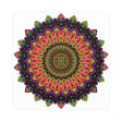 Vibrant Mandala Wall Art - Colorful Circular Design Poster - Blululi