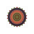 Vibrant Mandala Wall Art - Colorful Circular Design Poster - Blululi