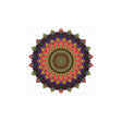 Vibrant Mandala Wall Art - Colorful Circular Design Poster - Blululi