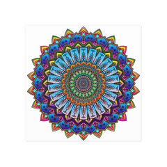Vibrant Mandala Wall Art - Colorful & Intricate Design Poster - Blululi