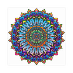 Vibrant Mandala Wall Art - Colorful & Intricate Design Poster - Blululi