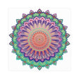 Vibrant Mandala Wall Art Poster - Colorful & Intricate Poster - Blululi