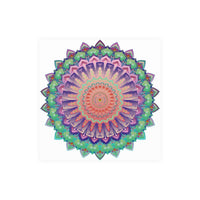 Vibrant Mandala Wall Art Poster - Colorful & Intricate Poster - Blululi