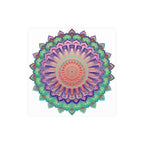 Vibrant Mandala Wall Art Poster - Colorful & Intricate Poster - Blululi