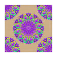 Vibrant Purple Mandala Tablecloth, Sand Home Decor - Blululi