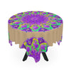 Vibrant Purple Mandala Tablecloth, Sand Home Decor - Blululi