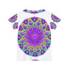 Vibrant Rainbow Mandala Women's T-Shirt All Over Prints - Blululi