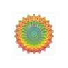 Vibrant Yellow & Green Mandala Poster Poster - Blululi