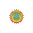 Vibrant Yellow & Green Mandala Poster Poster - Blululi