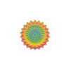 Vibrant Yellow & Green Mandala Poster Poster - Blululi