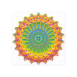 Vibrant Yellow & Green Mandala Poster Poster - Blululi