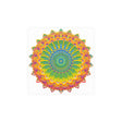 Vibrant Yellow & Green Mandala Poster Poster - Blululi