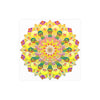 Vibrant Yellow & Pink Mandala Art Print Poster - Blululi