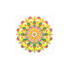 Vibrant Yellow & Pink Mandala Art Print Poster - Blululi